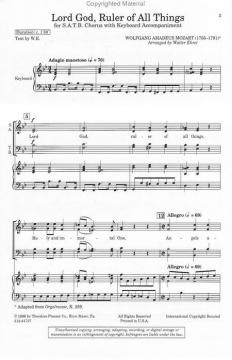 Lord God, Ruler Of All Things (W.A. Mozart) 