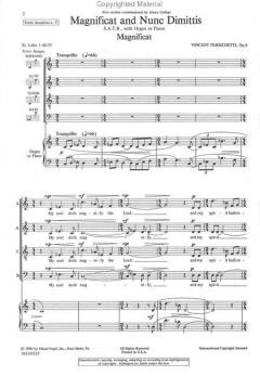 Magnificat And Nune Dimittis Op.8 (Vincent Persichetti) 