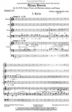 Missa Brevis (Lowell Liebermann) 