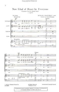 Now Glad Of Heart Be Everyone (Michael Praetorius) 