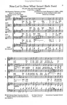 New Let Us Hear What Israel Hath Said (Louis Bourgeois) 