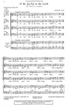 O Be Joyful In The Lord 