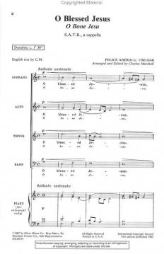 O Blessed Jesus (Felice Anerio) 