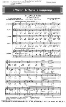 O Lovely May! (Johannes Brahms) 