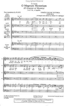 O Magnum Mysterium (Tomas Luis de Victoria) 