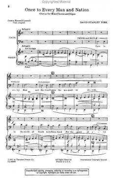 Once To Every Man And Nation (David Stanley York) 