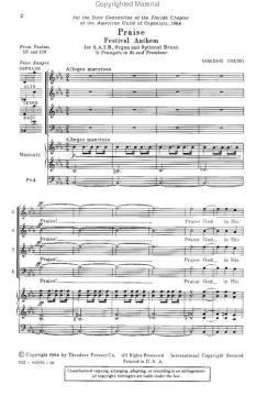 Praise (Festival Anthem) (Gordon Young) 