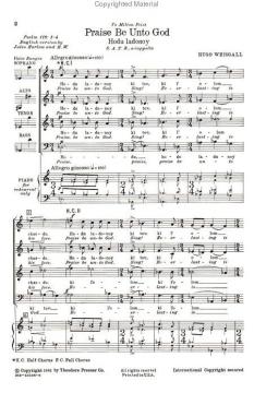 Praise Be Unto God (Hugo Weisgall) 