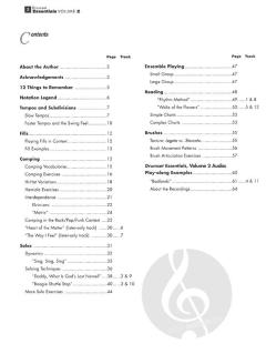 Drumset Essentials 2 (Peter Erskine) 