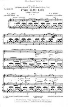 Praise Ye The Lord (W.A. Mozart) 
