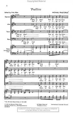 Psallite (Michael Praetorius) 