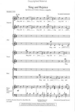Sing And Rejoice (Warren Benson) 