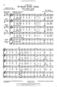 So Spake Rabbi Akiba 