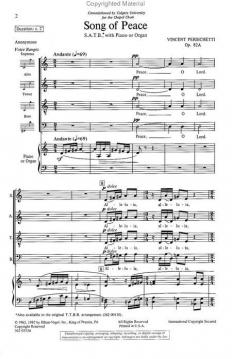 Song Of Peace Op.82A (Vincent Persichetti) 