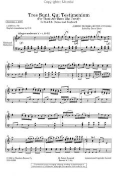 Tres Sunt, Qui Testimonium (Johann Michael Haydn) 