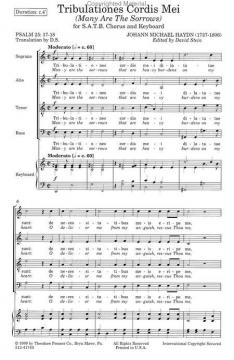 Tribulationes Cordis Mei (Johann Michael Haydn) 