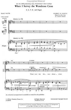 When I Survey The Wondrous Cross (Lowell Mason) 
