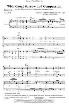 With Great Sorrow adn Compassion (Giovanni Battista Pergolesi) 