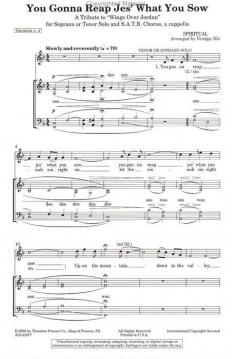 You Gonna Reap Jes' What You Sow 