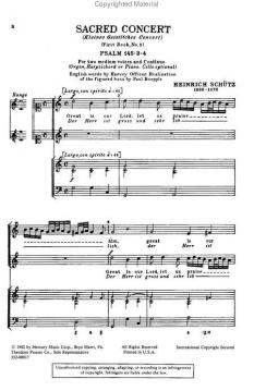 Great Is Our Lord (Der Herr ist gross) (Heinrich Schütz) 