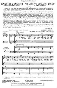 O Mightly God, Our Lord (Heinrich Schütz) 