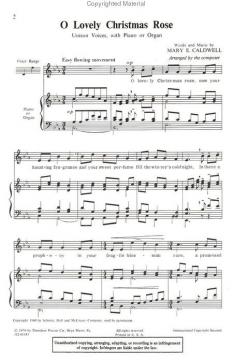 O Lovely Christmas Rose (Mary Elizabeth Caldwell) 