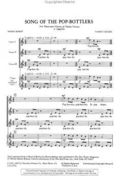 Song Of The Pop-bottlers (Warren Benson) 