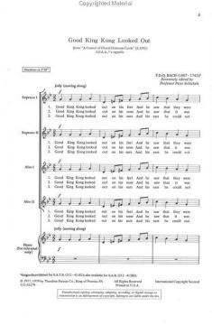 Good King Kong Looked Out (P. D. Q. Bach) 