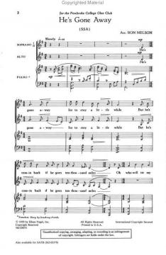 Three Mountain Ballads (American Folk Songs) 