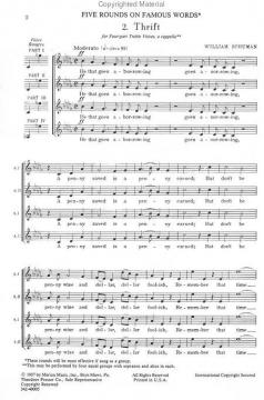 Thrift von William Schuman 