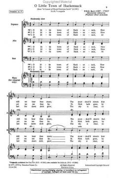 O Little Town Of Hackensack (P. D. Q. Bach) 