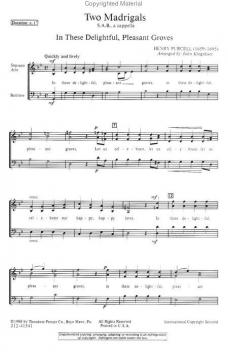 Two Madrigals (Henry Purcell) 