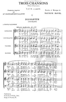 Trois Chansons (Maurice Ravel) 