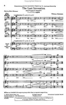 The Last Invocation (William Schuman) 