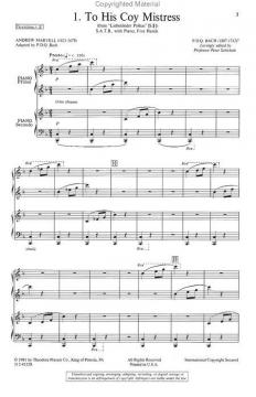 To His Coy Mistress (P. D. Q. Bach) 