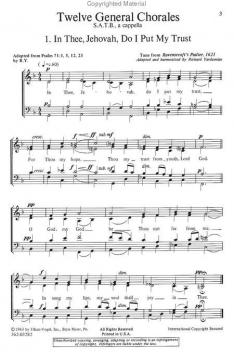 Twelve General Chorales (Richard Yardumian) 