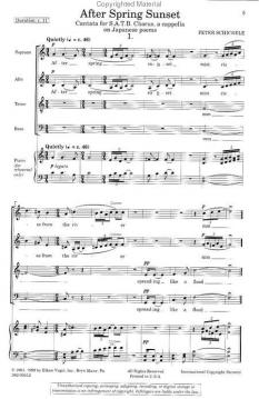 After Spring Sunset (Peter Schickele) 