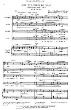 Three North American Christmas Carols 