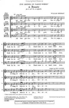 4. Beauty (William Schuman) 