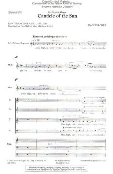 Canticle Of The Sun (Dan Welcher) 