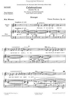 Celebrations (Cantata No. 3) (Vincent Persichetti) 