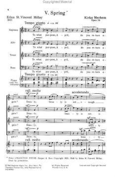 Spring For Mixed Chorus (Kirke Mechem) 