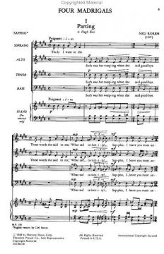 Four Madrigals (Ned Rorem) 