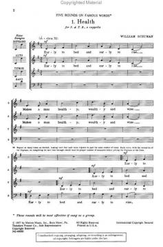 1. Health (William Schuman) 