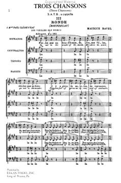 Trois Chansons 3. Ronde (Roundelay) (Maurice Ravel) 