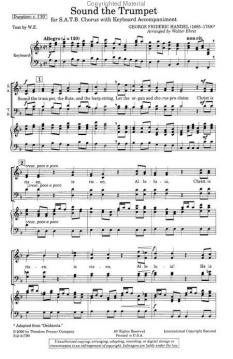 Sound The Trumpet (Georg Friedrich Händel) 