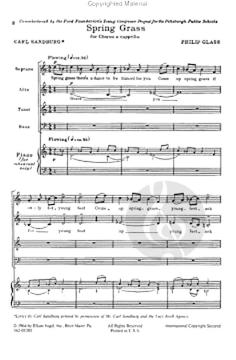 Spring Grass (Philip Glass) 