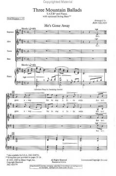 Three Mountain Ballads (Ron Nelson) 