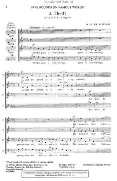 2. Thrift (William Schuman) 