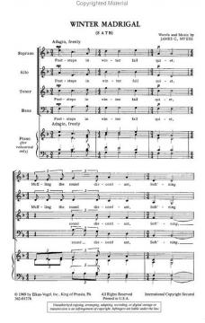 Winter Madrigal (S A T B) 